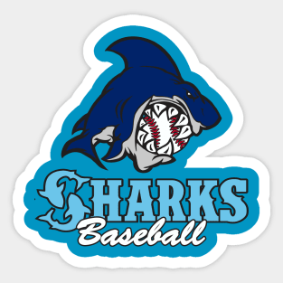 Sharks Baseball Sticker